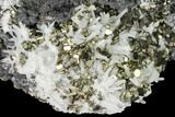 Quartz, Sphalerite & Pyrite Crystal Association - Peru #141850-1
